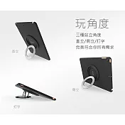 【Rolling-ave.】RA iCircle iPad Pro 10.5吋 保護殼支撐架透明殼銀環
