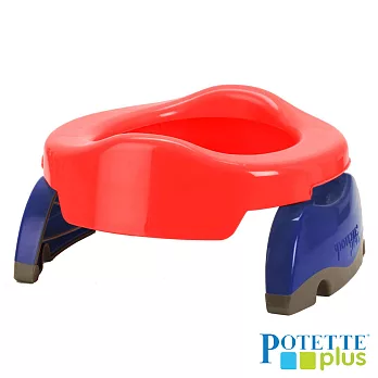美國 Potette Plus 可攜式馬桶 (多款顏色可選擇)紅色