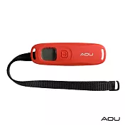 AOU 多功能口袋型行李秤 收納方便 攜帶式手提行李電子秤66-052經典紅