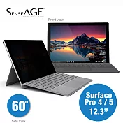 SenseAGE 防眩光高清晰度防窺片Microsoft Surface Pro 4 /Pro 5 (Microsoft New Surface Pro)