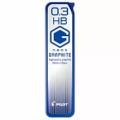 百樂 超級G自動鉛筆芯0.3-HB無
