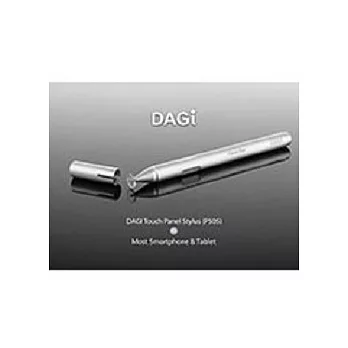 Apple iPad Pro Air mini iPhone X 8 se 6 plus 通用之透明電容式觸控筆-Dagi-P505銀色