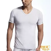 【宜而爽】3件組時尚吸濕排汗速乾型男短袖衫M白色