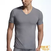 【宜而爽】3件組時尚吸濕排汗速乾型男短袖衫M灰色