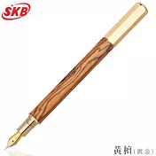 SKB TM-706六角檀木鋼筆 黃檀鍍金