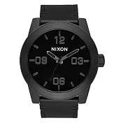 NIXON The CORPORAL 回歸夢想時尚運動腕錶-黑