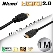iNeno-HDMI 4K超高畫質圓形傳輸線 2.0版-1M