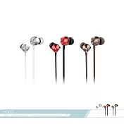hoco.浩酷 金屬悅動 立體聲入耳式扁線耳機(M32) 3.5mm各廠牌適用/ 線控接聽鍵/ 免持聽筒紅色