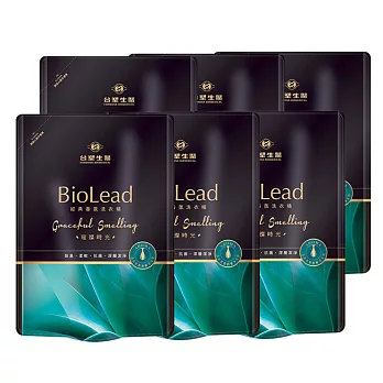 《台塑生醫》BioLead經典香氛洗衣精補充包 璀璨時光1.8kg(6包入)