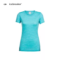 【紐西蘭Icebreaker 】女 COOL-LITE  短袖上衣 / IB104090-401L水藍
