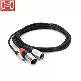 美國Hosa Technology立體聲3.5mm耳機輸出轉雙XLR3M輸入音源線HMX-006Y