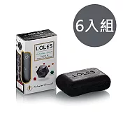 (6入組)LOLES活性炭深層潔膚機能皂150g