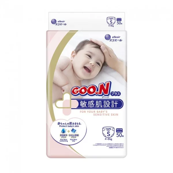 博客來 日本大王goo N 境內版敏感肌黏貼型紙尿布s M L Xl箱s
