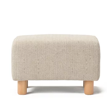 [MUJI無印良品]棉聚酯織沙發套/米色/沙發凳/5A