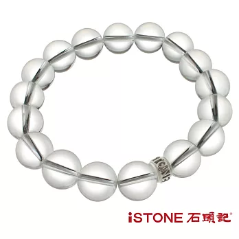 石頭記 轉運珠12mm手鍊-能量白水晶
