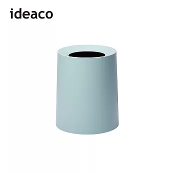 【日本ideaco】圓形家用垃圾桶-11.4L -淺藍