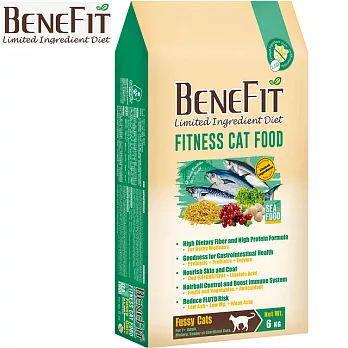 【BENEFIT斑尼菲】L.I.D. 活力貓糧 6kg 海鮮配方