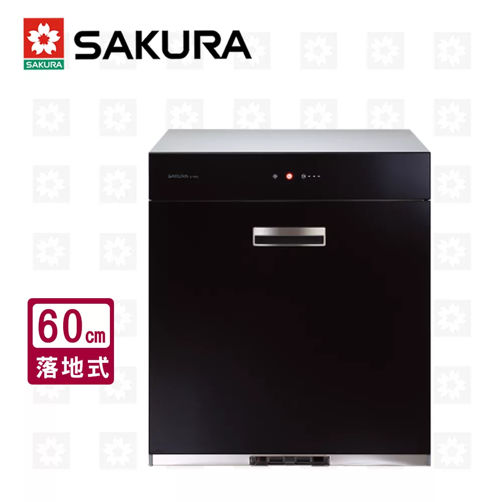 【櫻花牌】全平面玻璃觸控落地式烘碗機60cm Q-7690L。限北北基配送。