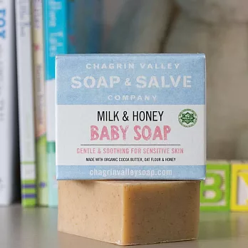 美國Chagrin Valley 寶寶專用天然有機蜂蜜山羊奶皂 Baby Milk & Honey 手工皂 3.5 OZ