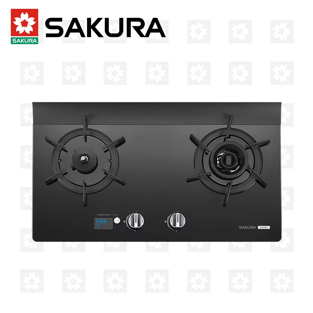 【櫻花牌】智能雙炫火二口玻璃檯面爐 G-2926G (桶裝瓦斯)限北北基配送