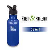 【美國Klean Kanteen】窄口不鏽鋼水瓶-532ml 沿海藍