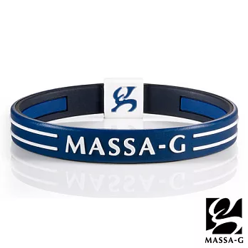 MASSA-G Energy Plus雙面鍺鈦能量手環-深藍內圍18cm