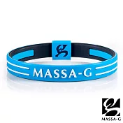 MASSA-G Energy Plus雙面鍺鈦能量手環-藍內圍20cm