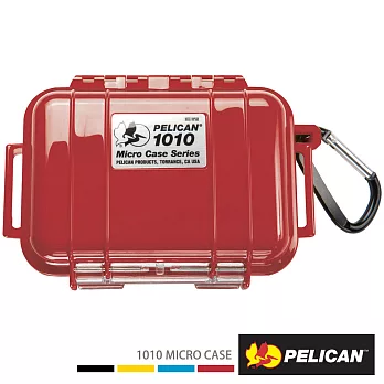 PELICAN 派力肯 1010 Micro Case 微型防水氣密箱-(紅)