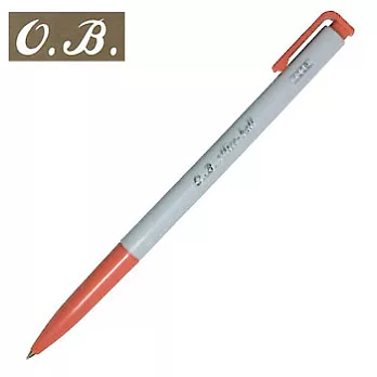 O.B.#1005自動原子筆0.5紅