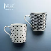 有種創意 - 日本美濃燒 - 小紋馬克對杯組 (2件式)