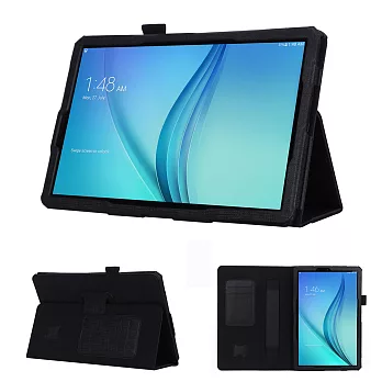 三星 SAMSUNG Galaxy Tab S4 T830 T835 10.5吋 專用平板電腦皮套 磁釦保護套 可手持帶筆插卡片槽 簡約風格黑色
