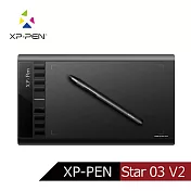 日本品牌XP-PEN Star03 V2 10X6吋頂級專業繪圖板