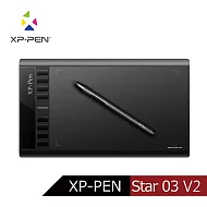 日本品牌XP-PEN Star03 V2 10X6吋頂級專業繪圖板