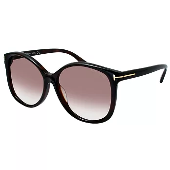 【TOM FORD】時尚簡約大框太陽眼鏡#咖啡框漸層棕鏡面(TF9275-52F)