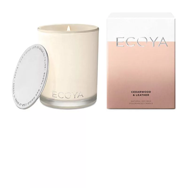 【 Ecoya 】 經典高雅香氛 400g - 雪松皮革