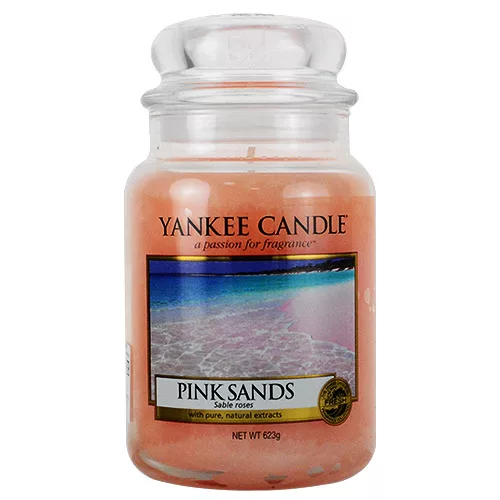 YANKEE CANDLE 香氛蠟燭 623g- 粉紅沙
