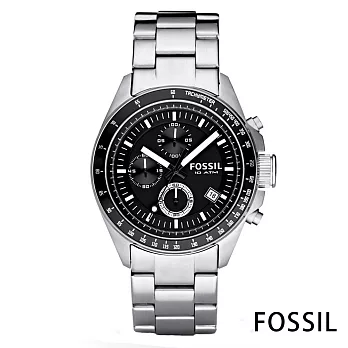 FOSSIL 沉穩魅力時尚紳士腕錶-黑/44mm CH2600IE