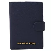 MICHAEL KORS 防刮證件護照夾-深藍（現貨+預購）深藍