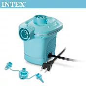 【INTEX】110V家用電動充氣幫浦(充洩二用)-水藍色(58639)