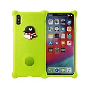 Bone / iPhone XS Max 四角防撞 泡泡保護套 手機殼 - 企鵝小丸