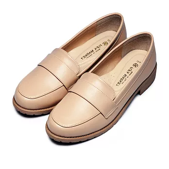 BuyGlasses 典雅英倫風氣質樂福鞋 FU1CT28JP23杏