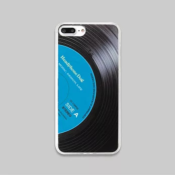 立體唱片紋路防摔手機殼(經典藍)iPhone-iXR