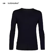 【紐西蘭Icebreaker 】男 DEICE  圓領長袖上衣-JN260 / IB104235XL深藍401