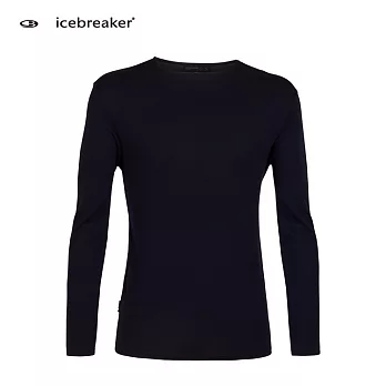 【紐西蘭Icebreaker 】男 DEICE  圓領長袖上衣-JN260 / IB104235XL深藍401