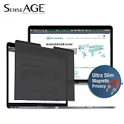 SenseAGE 13.3吋 Macbook Pro Retina 2016版 雙面磁吸式防眩光防窺片