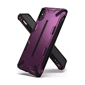 Rearth Apple iPhone Xs (Ringke Dual X) 雙色抗震保護殼紫