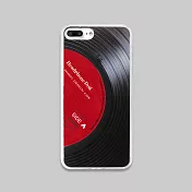防摔立體唱片紋路手機殼(經典紅)iPhone-i6/6s