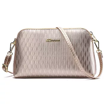 【L.Elegant】時尚經典高檔手拿包斜背包B127 (共三色) 金色