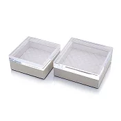 finara費納拉-夏琳-奶油白色-正方形首飾盒(S)