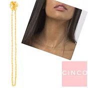 CINCO 葡萄牙精品 Tessa choker 925純銀鑲24K金頸鍊 鎖骨鍊 細緻素鍊
